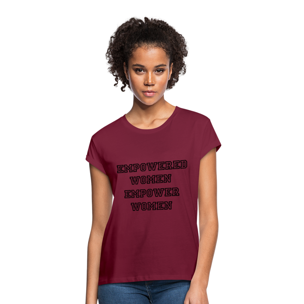 Empowered Women - burgundy